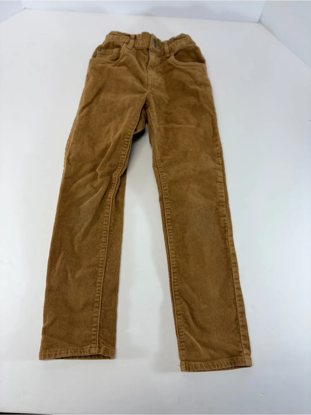 The Children's Place Boys Corduroy Pants Size 7 Brown Tan Adjustable Waist